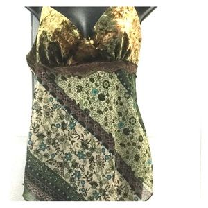 ❗️SALE❗️Flower print Spaghetti strap top